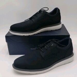 Bruno Marc Smart Casual Oxford Shoes Men's Size 12 Matte Black